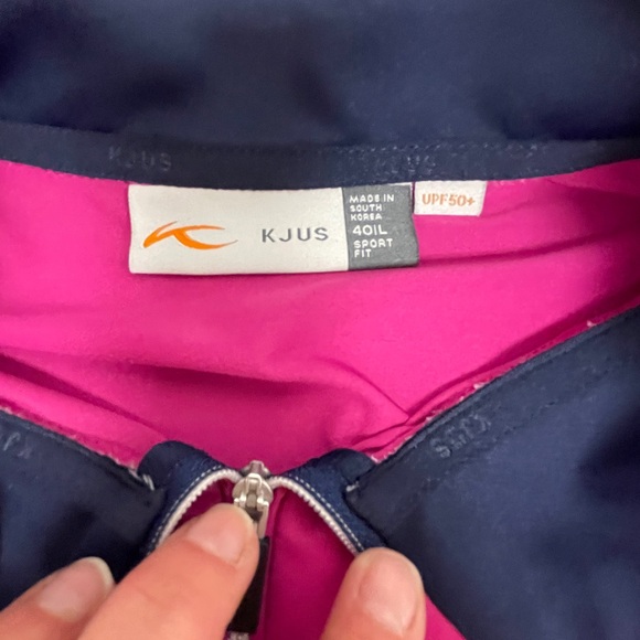 KJUS Sport Fit Half Zip Pullover UPF 50+ Women’s L Pink - Picture 3 of 7